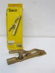 Tweco FGC-500, Flat Jaw Ground Clamp, 1-1/4" Opening, 4/0. Fixed Price $60.00.