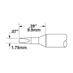 Metcal STTC-837P 800 Series 30DEG./.07IN.X.24IN. Chisel Cartridge. Fixed Price $34.67.