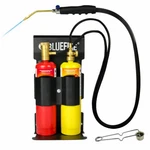Bluefire Oxygen Mapp Propane Welding Torch Kit Gas Cylinder Rack Flint Light. Fixed Price $69.89.