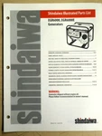 Shindaiwa EGR6000E Generators Illustrated Parts List Manual 11 1999. Fixed Price $14.99.