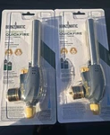 Bernzomatic Quickfire Outdoor Torch, High Output, Black, Gold, Sliver Lot Of 2. Fixed Price $46.00.