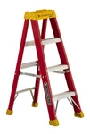 Louisville 4FOOT Fiberglass Step Ladder, 300POUND Load Capacity, Type .... Fixed Price $121.03.