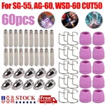 Pcs Plasma Cutter Tips & Nozzles Kit For SG-55, AG-60, WSD-60, CUT50 60AMP. Fixed Price $26.98.