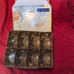 Vintage Anchor Hocking Clear Glass Punch Snack Cups Set Of 8 With Hooks. Fixed Price $25.00.