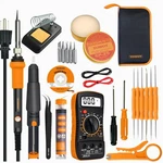 Towot 60W Soldering Iron Kit, Adjustable Temp Electronics Repair, Solder/desolde. Fixed Price $59.98.