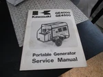 1989 Kawasaki GE4000 GE4500 Portable Generator Service Manual 99924-2022. Fixed Price $18.39.