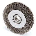 Weiler 93022 Crimped Wire Wheel Brush, Threaded Arbor. Fixed Price $24.29.