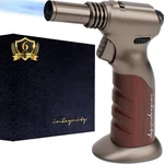 Dual Flame Butane Torch - Refillable Handheld Blow For Cooking, Soldering,. Fixed Price $50.99.