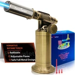 Refillable Butane Lighter, Premium Metal Soldering Blow Torches With Adjus. Fixed Price $46.44.