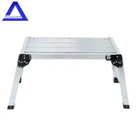 Work Platform Aluminum Step Of Capacity 330 Lbs Folding Ladders Stool. Fixed Price $60.47.