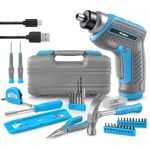 Hi-spec 35PC Blue Tool Kit With 3.6V Usb Electric Screwdriver And Drill Set. .... Fixed Price $55.76.