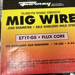 Forney 42301 Steel 79,000 Psi 10 Lbs. Mig Welding Wire 0.030 Dia. In.. Fixed Price $82.00.