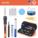 100W Electric Iron Tool Kit Wire Tips Desoldering Pump Tweezers. Fixed Price $24.99.