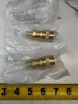 Lot Of 2) 1/4" Campbell Universal Air Coupler Male Npt Threads Brass MP333600AV. Fixed Price $37.35.