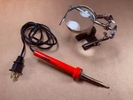 Weller SP23L 25W 120V 60HZ Soldering Iron + Third Helping Hand W/ Magnifier. Fixed Price $24.99.
