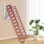 Folding Loft Ladder 12-STEP Wall Mounted Retractable Extension Stairs 9.5-10.2FT. Fixed Price $344.69.