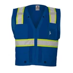 Ml Kishigo B102-S-M Blue Enhanced Visibility Multi Pocket Mesh Safety Vest. Fixed Price $27.35.