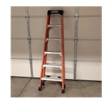 Werner 6FT Fiberglass Step Ladder 300 Lbs Load Capacity (type Ia) -excellent. Fixed Price $100.00.