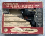 Vintage Craftsman Electronic Soldering Gun 250 W/ Light No. 5367- 1950S Box. Fixed Price $28.00.
