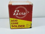 Vintage Bow Wire Solder 1960S With Original Box Acid Core General Work. Fixed Price $39.99.
