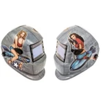 Titan Tools 41288 Solar Powered Auto Darkening Welding Helmet, Pin Up Girls. Fixed Price $102.10.