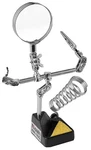 Noah 3-IN-1 Helping Hands Magnifier With Dual Adjustable Alligator Clips 2.5X. Fixed Price $19.99.
