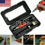 HS-1115K 10 Portable Butane Gas Soldering Iron Kit Welding Torch Pen. Fixed Price $29.89.