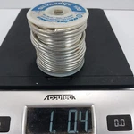 Engelhard Silvabrite 100 Lead Free Solder .5% Silver 1/8" Dia., Lb Roll. Fixed Price $39.95.