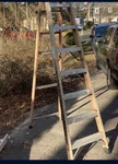 WERNER-6208W 8FT Type Ia Fiberglass Step Ladder .... Fixed Price $120.00.