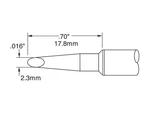 Metcal SSC-639A Cartridge, Hoof, 2.3MM (0.091IN). Fixed Price $45.88.