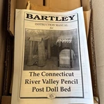 Bartley The Connecticut River Valley Pencil Post Doll Bed Construction Kit. Fixed Price $99.95.