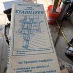Werner Aluminum Extension Ladder Stabilizer Model AC96 - 10" Standoff. Fixed Price $40.00.