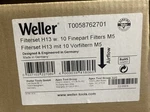 Weller 0058762701 Set W/ E12 H13 Hepa Filter, M5 Pre-filters. Fixed Price $110.00.
