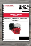 Honda GX240 GX270 GX340 GX390 Engine Service Repair Manual Comb Bound Book. Fixed Price $22.31.