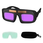 Trqwh Solar Auto Darkening Welding Glasses True Color View Safety Goggles. Fixed Price $27.99.