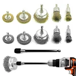 10 Pack Wire Wheel Cup Brush Set For Drill Abrasive With 1/4" Hex Shank,exten.... Fixed Price $34.07.