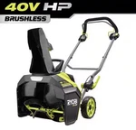 Ryobi 40V 18IN Brushless New Snow Blower Single Stage Auger Propelled(tool Only). Fixed Price $279.90.