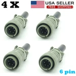 4X 6 Pin Male Plug For S12020-27 Linc Remote Foot Pedal Welding Wire Feeder LN-7. Fixed Price $45.88.