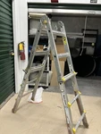 Cosco Multi-position Ladder 14 Ft. Reach Height 10-STEPS 300 Lbs. Load Capacity. Fixed Price $126.00.