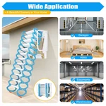 ??12 Steps Loft Wall Folding Pulldown Attic Ceiling Ladder Stairs 1102.3 Lbs. Fixed Price $274.87.