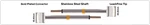 New Thermaltronics M70TZ100 Tweezers Cartridge Pair - Blade Tip 10.41MM (0.41"). Fixed Price $74.99.