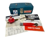 Turbotorch Turb-o-torch Brazing Set H-1 Handle Tip Regulator Case & Ppwk. Fixed Price $124.99.