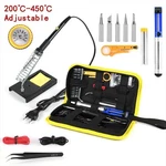 15-IN-1 Soldering Iron Kit 220V 60W Adjustable Temperature Eu Plug Tool Set Case. Fixed Price $34.99.