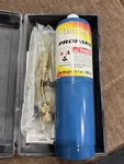 Turner Propane Torch Kit TU400K Solid Brass 7 Piece Set With Cylinder 14.1 Oz. Fixed Price $14.00.