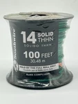 Southwire 600V Green Thhn 14 Gauge Solid Wire, 100' Single Spool New. Fixed Price $26.09.