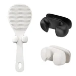 Torsor 2 Pack Rice Paddle Holder Stand Rest Self Adhesive Mount White,black. Fixed Price $13.74.