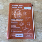 Vtg Sears Craftsman 9-2949 Power Tool Know How Softcover Book 1983. Fixed Price $6.49.