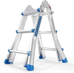 Frame Step Telescoping Ladder, 13 Ft Reach Height Muti Position. Fixed Price $88.99.