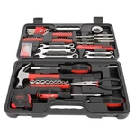 Portable 148PCS Hand Tool Set Mechanics Kit Household W/ Case. Fixed Price $22.99.