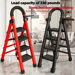 2/3/4/5-STEP Ladder, Lightweight Folding Stool With Extra-wide Anti-slip. Fixed Price $28.30.